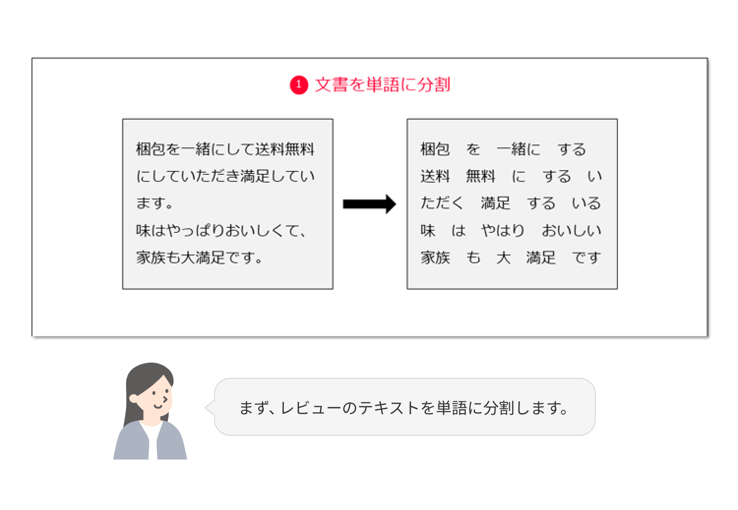 文書を単語に分割