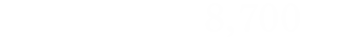 導入実績 約8,700件。