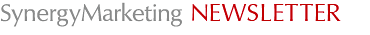 Synergy Marketing NEWSLETTER